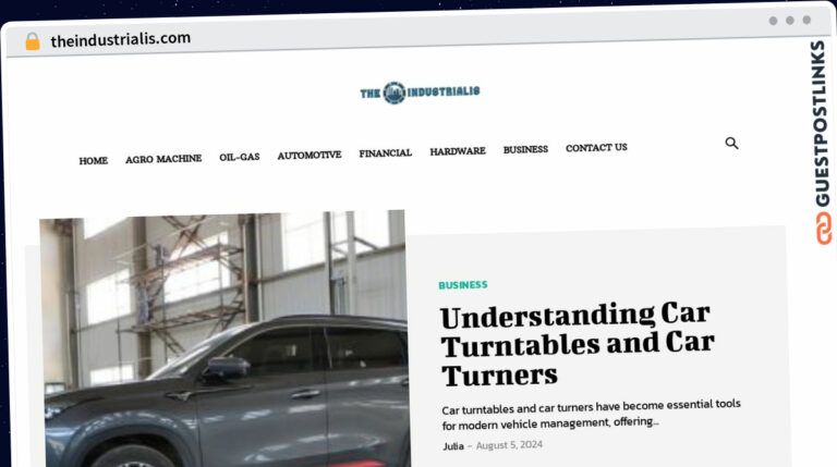 Publish Guest Post on theindustrialis.com