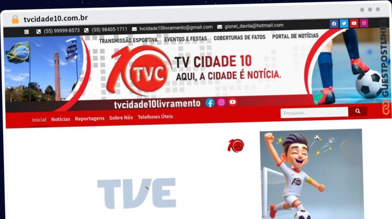 Publish Guest Post on tvcidade10.com.br