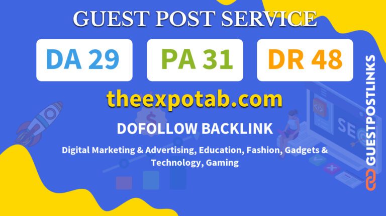 Buy Guest Post on theexpotab.com