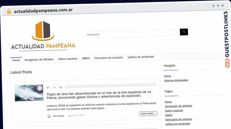 Publish Guest Post on actualidadpampeana.com.ar