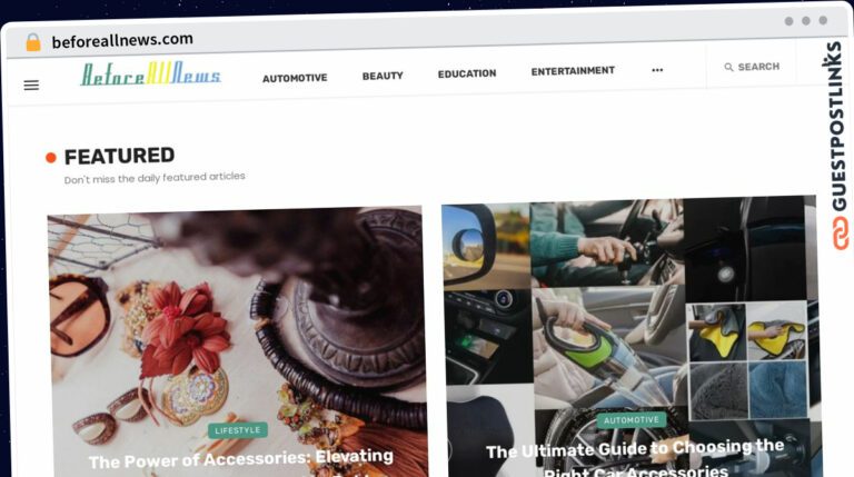Publish Guest Post on beforeallnews.com