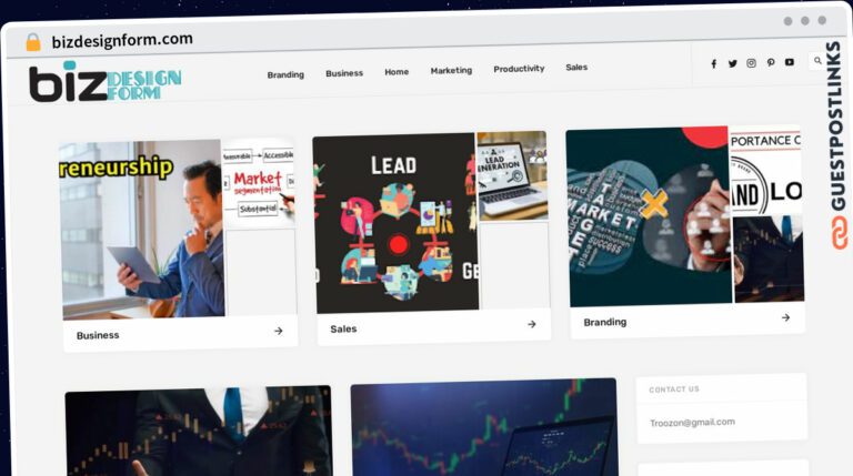 Publish Guest Post on bizdesignform.com