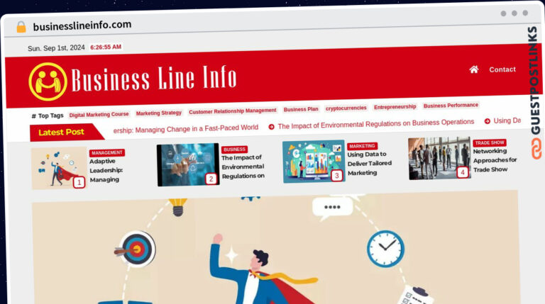 Publish Guest Post on businesslineinfo.com