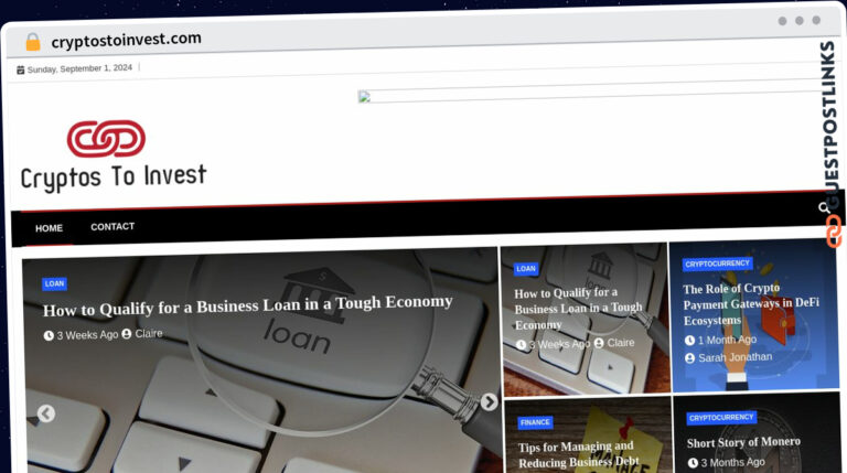 Publish Guest Post on cryptostoinvest.com