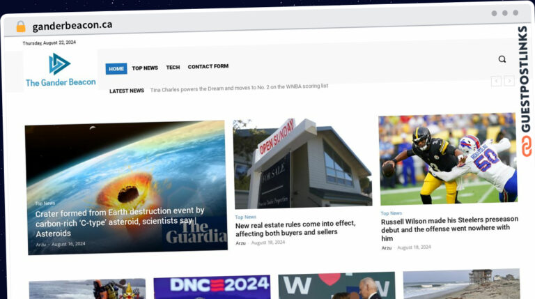 Publish Guest Post on ganderbeacon.ca
