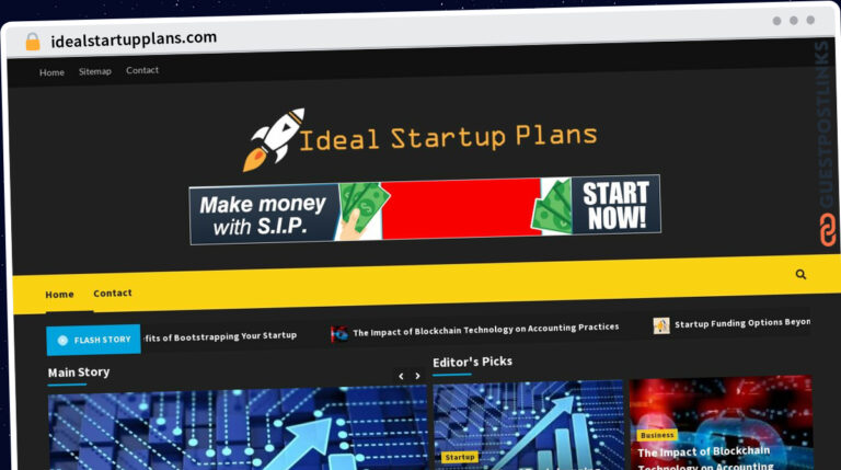 Publish Guest Post on idealstartupplans.com