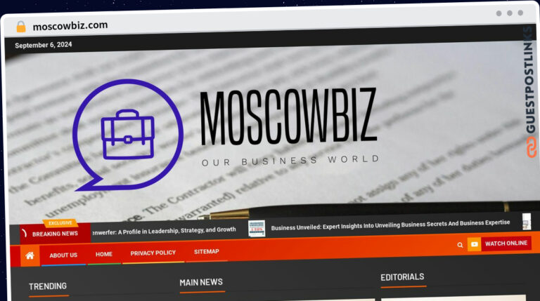 Publish Guest Post on moscowbiz.com