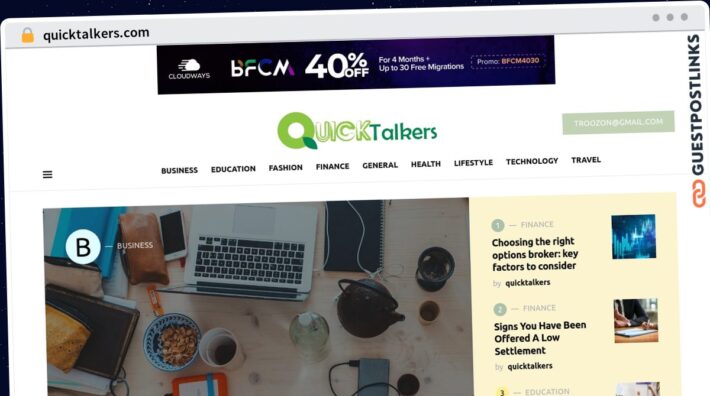 Publish Guest Post on quicktalkers.com