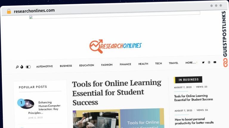 Publish Guest Post on researchonlines.com