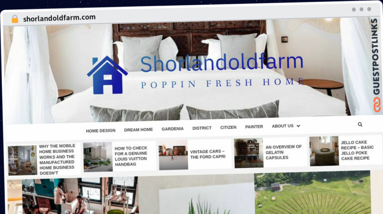 Publish Guest Post on shorlandoldfarm.com