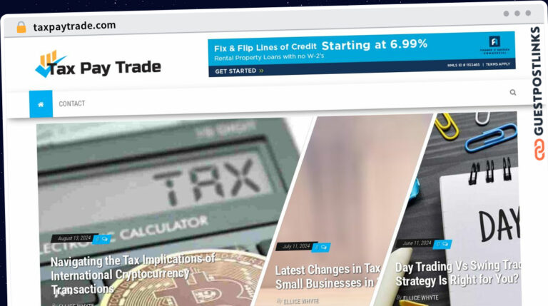 Publish Guest Post on taxpaytrade.com