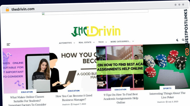 Publish Guest Post on thedrivin.com