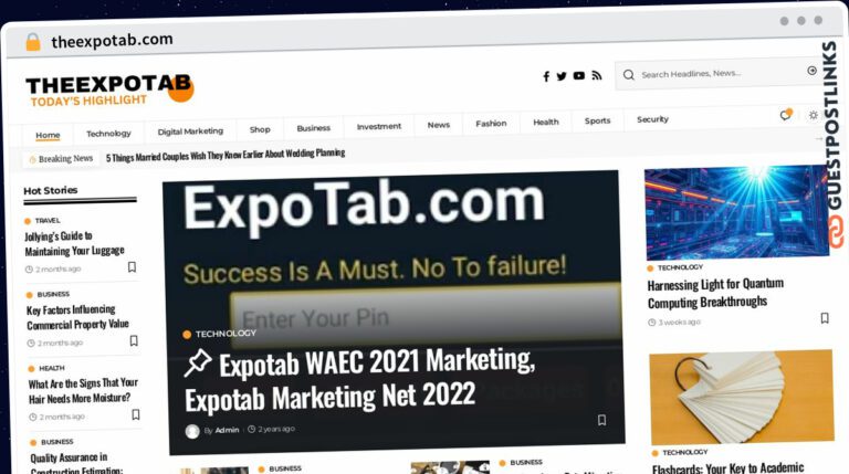 Publish Guest Post on theexpotab.com