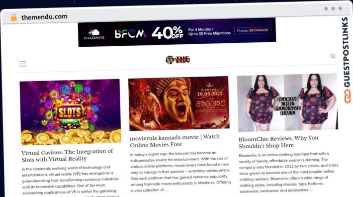 Publish Guest Post on themendu.com