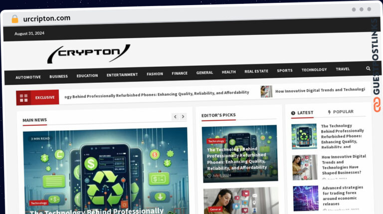 Publish Guest Post on urcripton.com