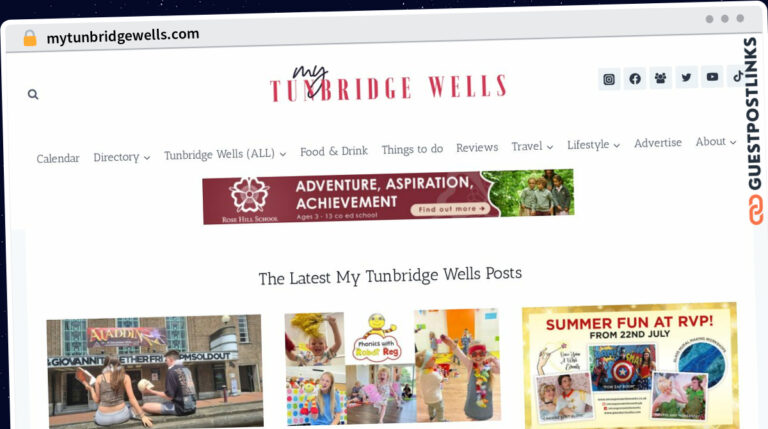 Publish Guest Post on mytunbridgewells.com