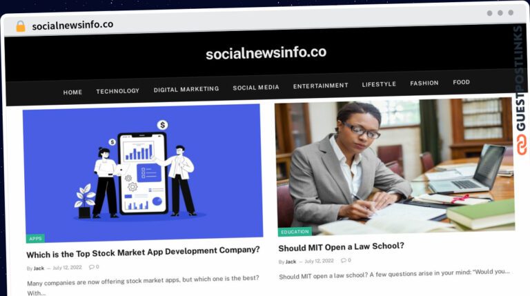 Publish Guest Post on socialnewsinfo.co