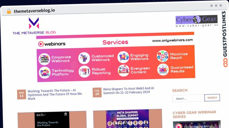 Publish Guest Post on themetaverseblog.io