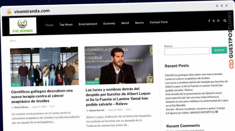 Publish Guest Post on vivemiranda.com