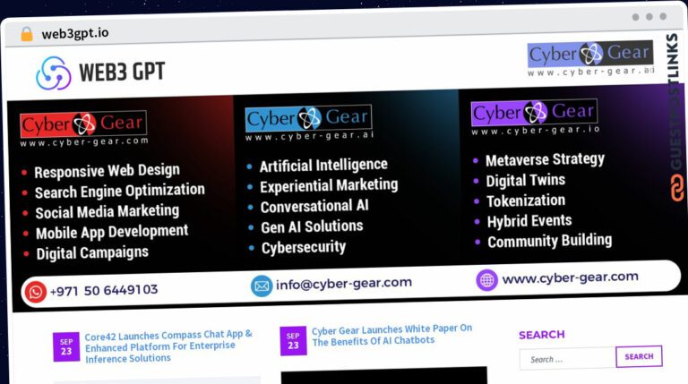 Publish Guest Post on web3gpt.io