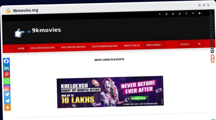 Publish Guest Post on 9kmovies.org