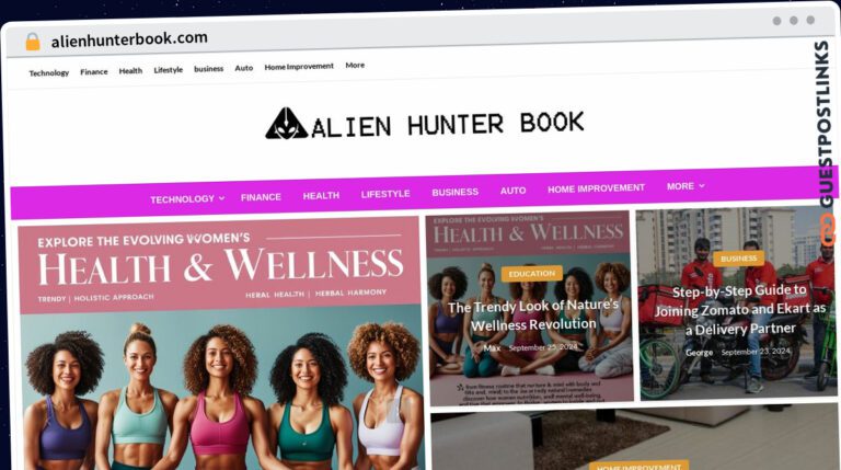 Publish Guest Post on alienhunterbook.com