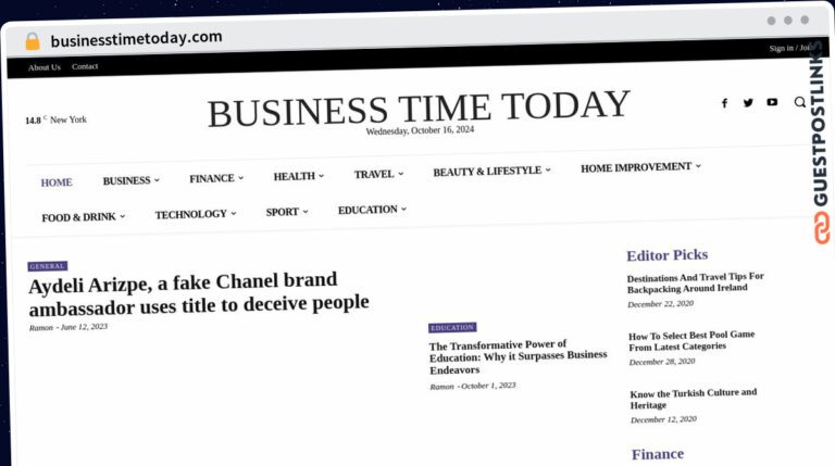 Publish Guest Post on businesstimetoday.com