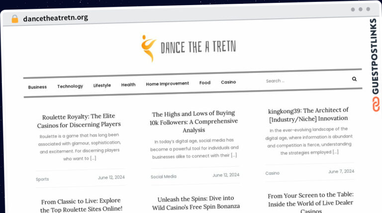Publish Guest Post on dancetheatretn.org