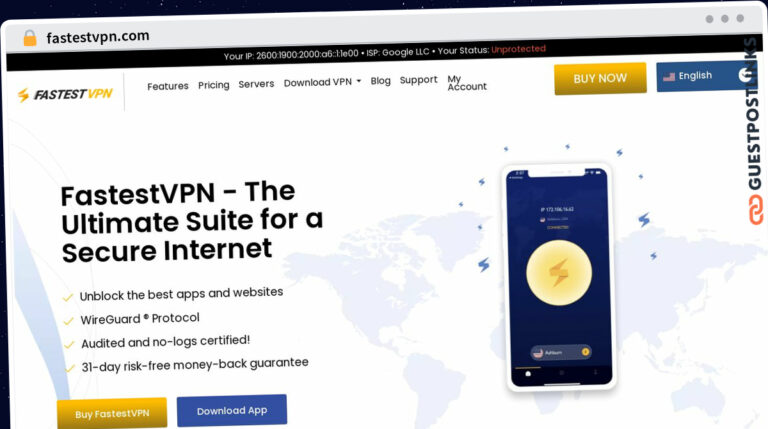 Publish Guest Post on fastestvpn.com