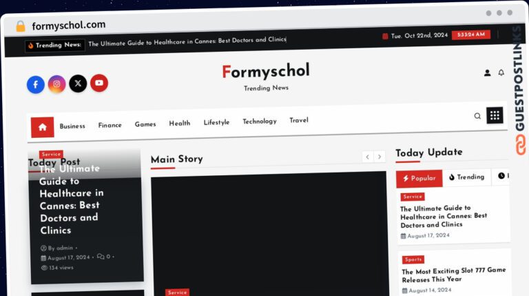 Publish Guest Post on formyschol.com