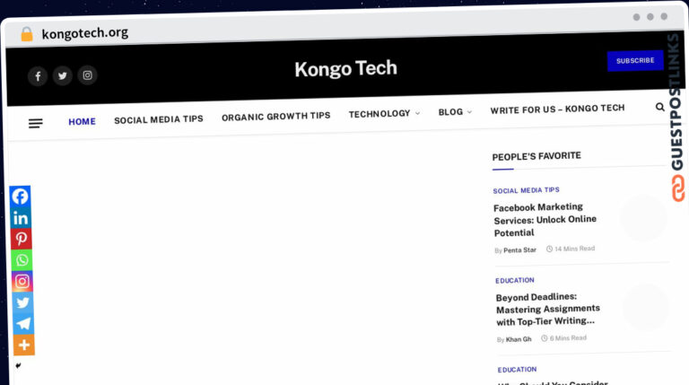 Publish Guest Post on kongotech.org