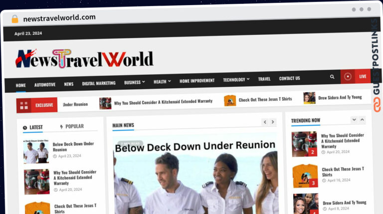 Publish Guest Post on newstravelworld.com