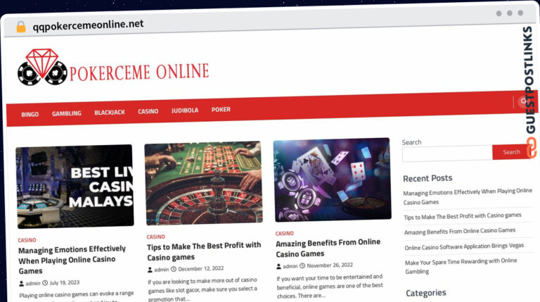 Publish Guest Post on qqpokercemeonline.net