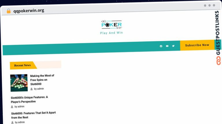 Publish Guest Post on qqpokerwin.org