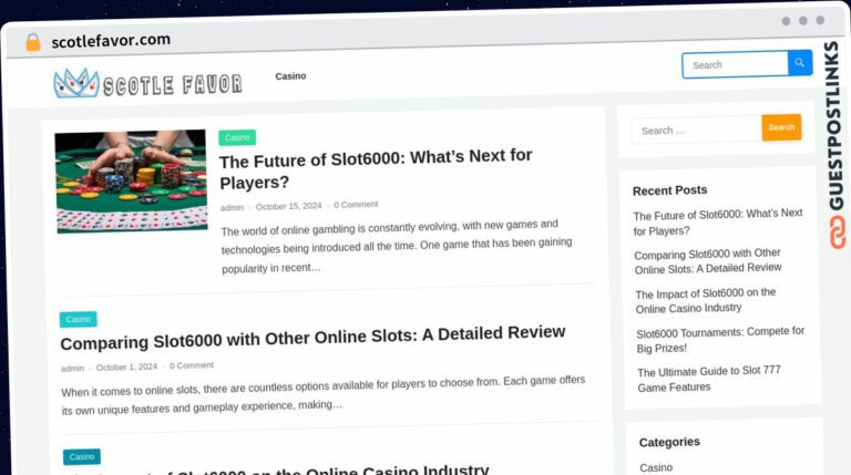 Publish Guest Post on scotlefavor.com
