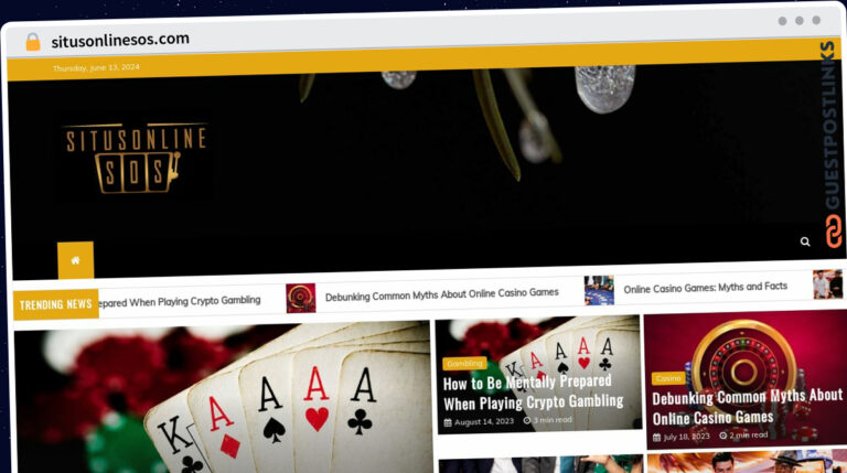 Publish Guest Post on situsonlinesos.com