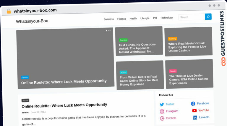 Publish Guest Post on whatsinyour-box.com