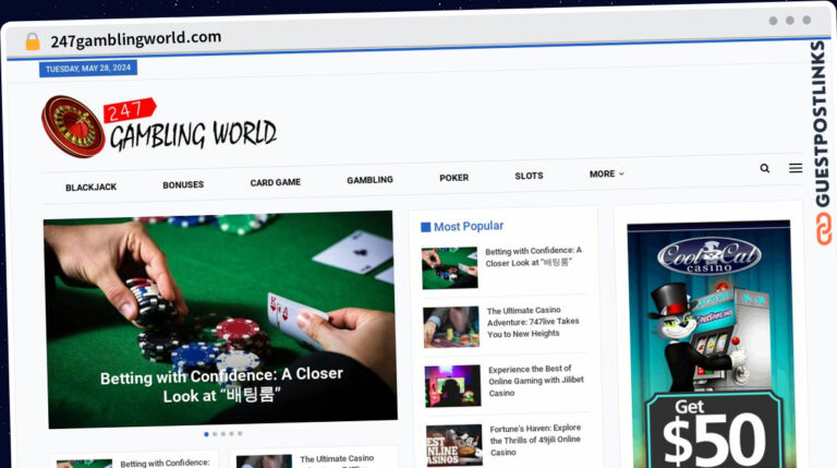Publish Guest Post on 247gamblingworld.com