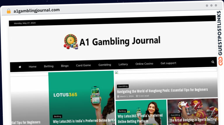 Publish Guest Post on a1gamblingjournal.com
