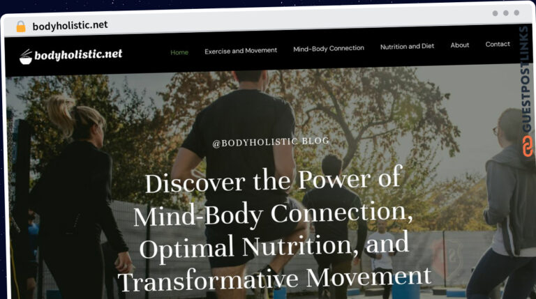 Publish Guest Post on bodyholistic.net