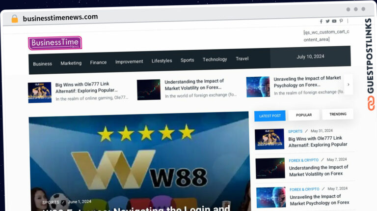 Publish Guest Post on businesstimenews.com