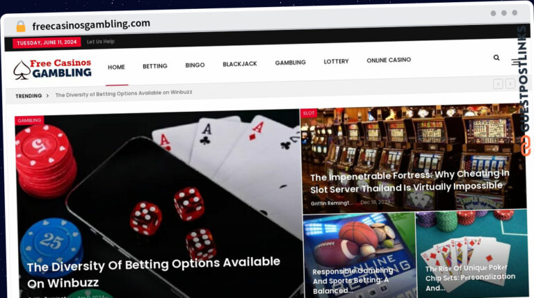 Publish Guest Post on freecasinosgambling.com