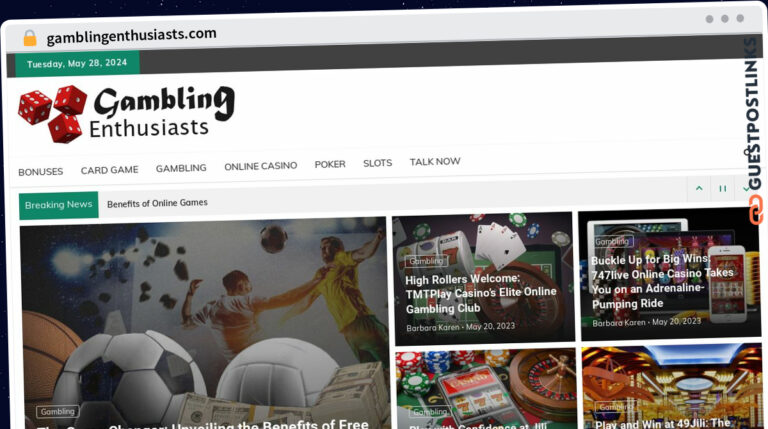 Publish Guest Post on gamblingenthusiasts.com