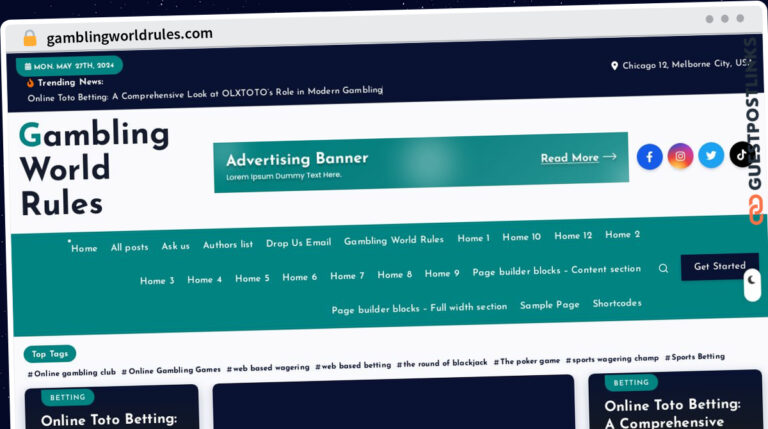 Publish Guest Post on gamblingworldrules.com