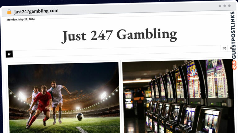 Publish Guest Post on just247gambling.com