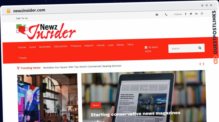 Publish Guest Post on newzinsider.com