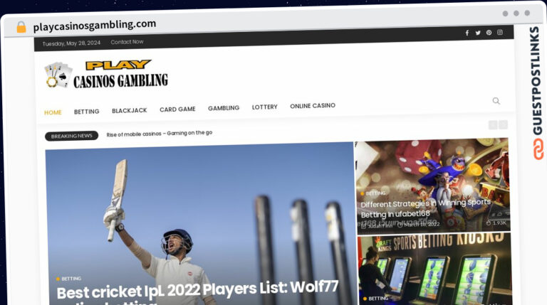 Publish Guest Post on playcasinosgambling.com