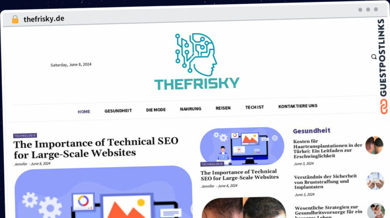 Publish Guest Post on thefrisky.de