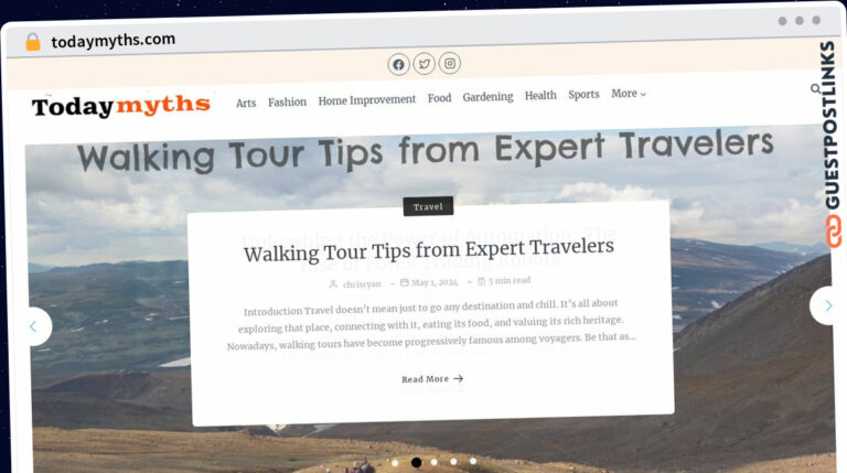 Publish Guest Post on todaymyths.com