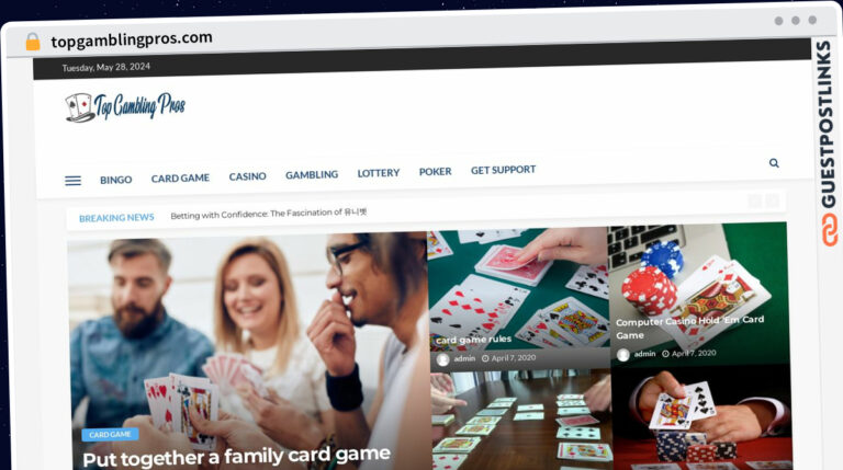 Publish Guest Post on topgamblingpros.com
